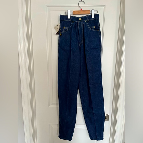 SASSON vintage tapered jeans size 26/37. BNWT - Picture 1 of 9